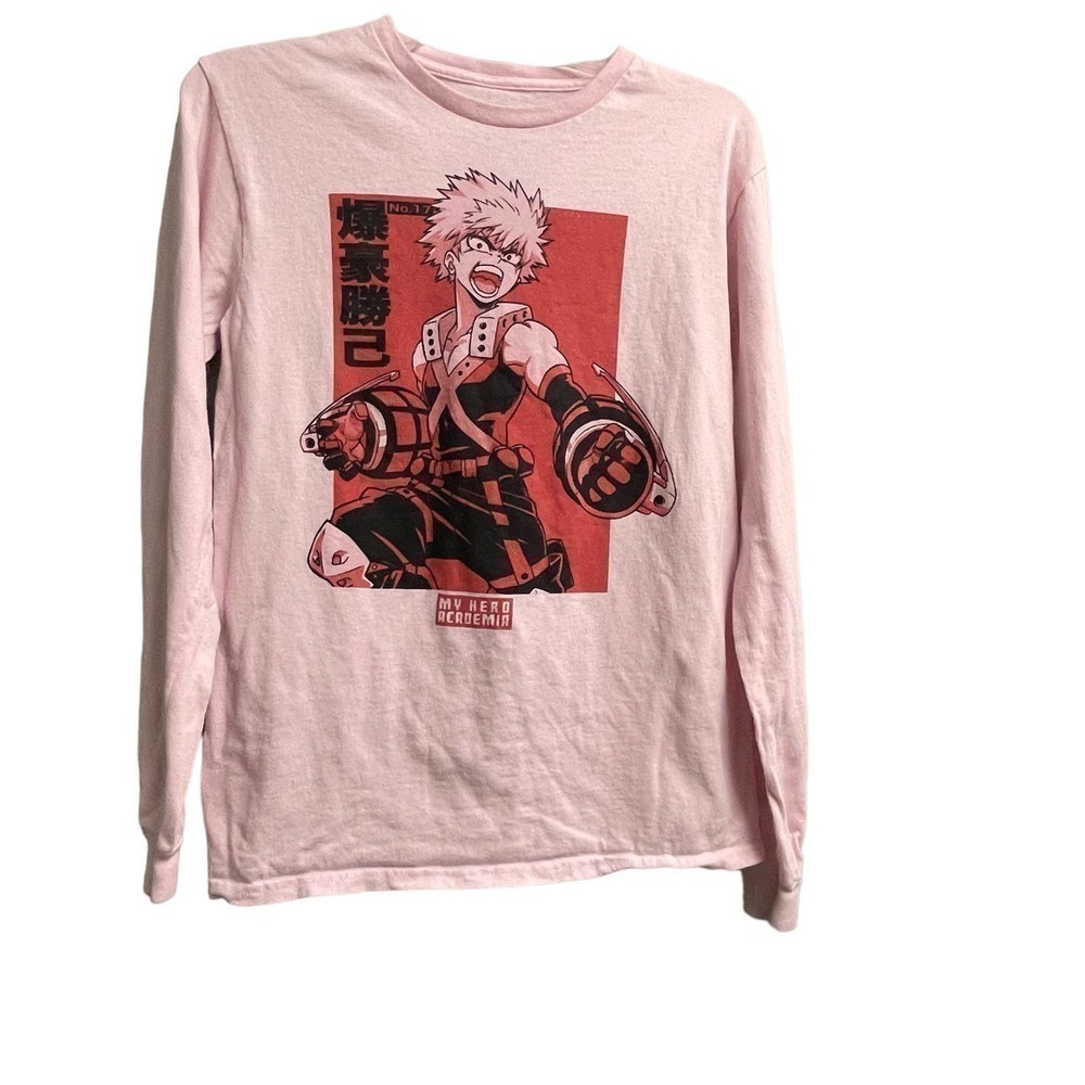 My Hero Academia Funimation  Women's Long Sleeve Tee Size Small